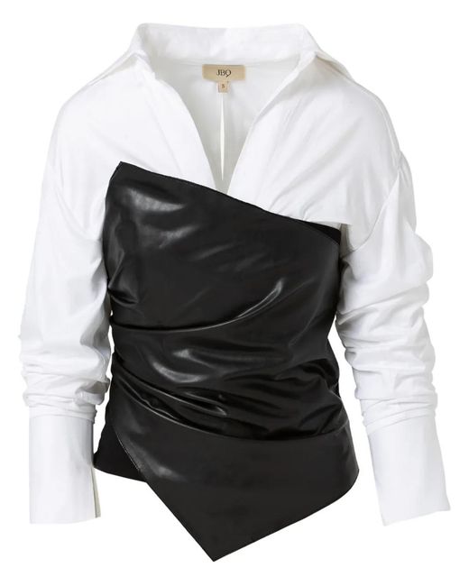 JBQ Black Millicent Layered Shirt