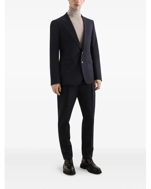 Dolce & Gabbana Black Two-Button Blazer for men