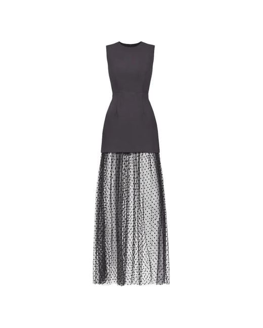 Alexis White Polka-Dot Pattern Dress