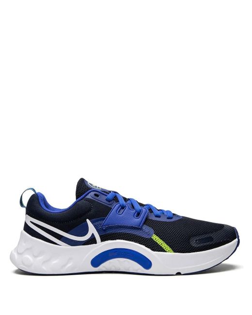 Nike Blue Renew Retaliation 3 Sneakers