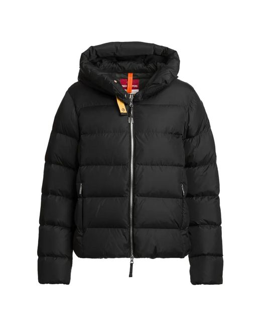 Parajumpers Black Jinny Hooded Down Jacket