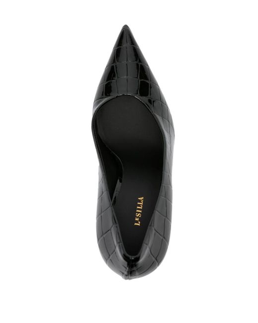 Zapatos de tacón Eva efecto con tacón de 120mm Le Silla de color Black