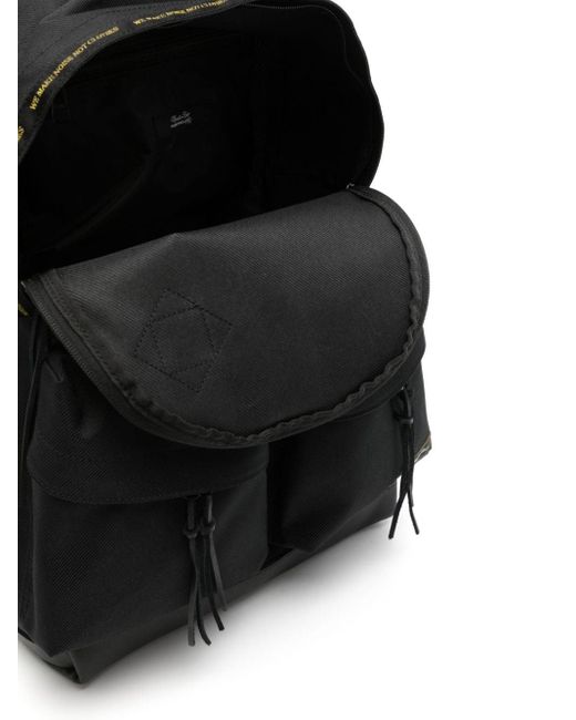 Undercover Black Zip-pocket Twill Backpack for men