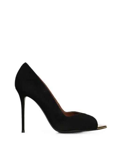 Giuseppe Zanotti Black Intriigo Crystal-Embellished Sandals