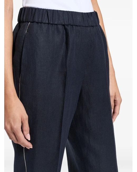 Peserico Blue Elasticated Trousers