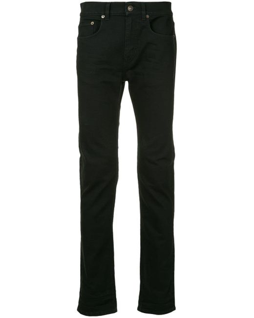 Cerruti 1881 Denim Skinny Jeans in Black for Men - Lyst