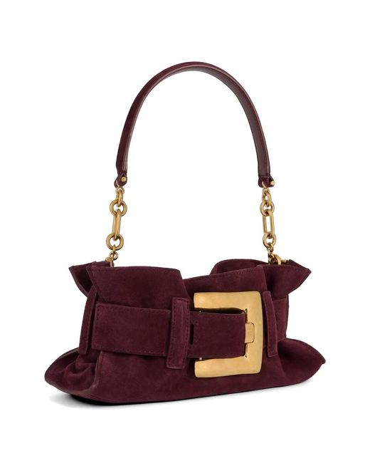 Borsa Anthem Mini di Balmain in Purple