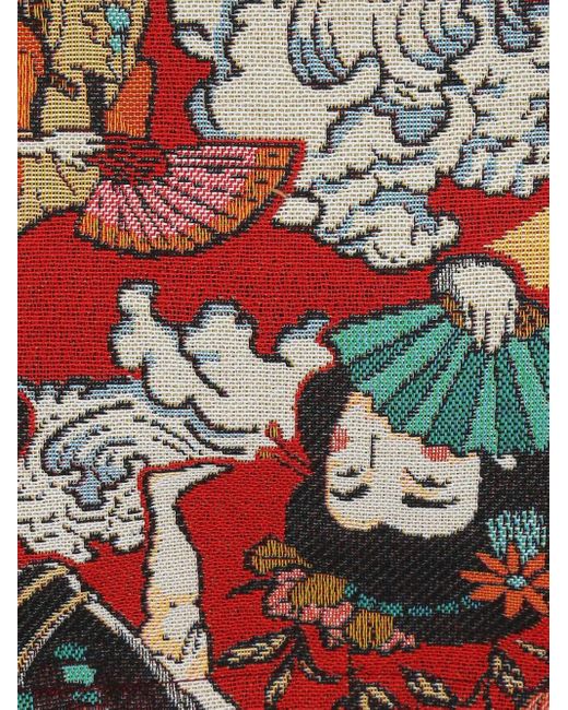 メンズ Bless ジャカード ハンドバッグ Red