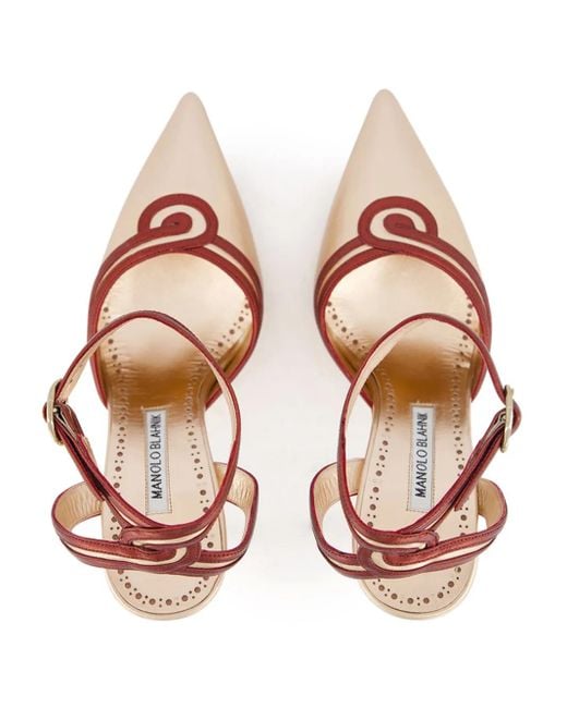 Pumps Manolo Blahnik en coloris Pink