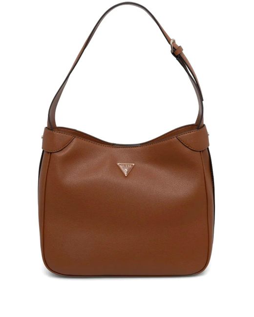 Guess Brown Fedora Hobo Shoulder Bag