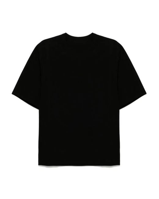 メンズ CROQUIS クルーネック Tシャツ Black