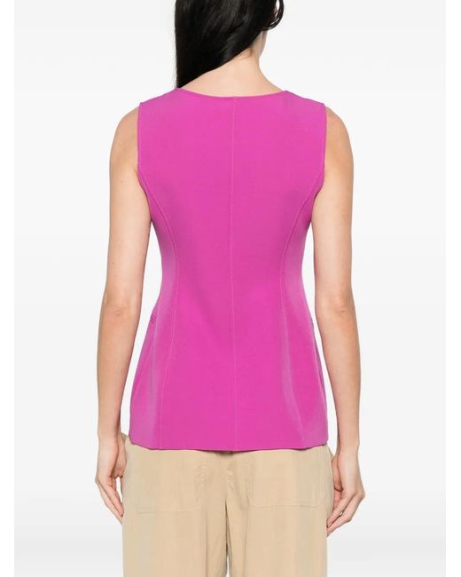 Liu Jo Pink Regular-Fit Waistcoat