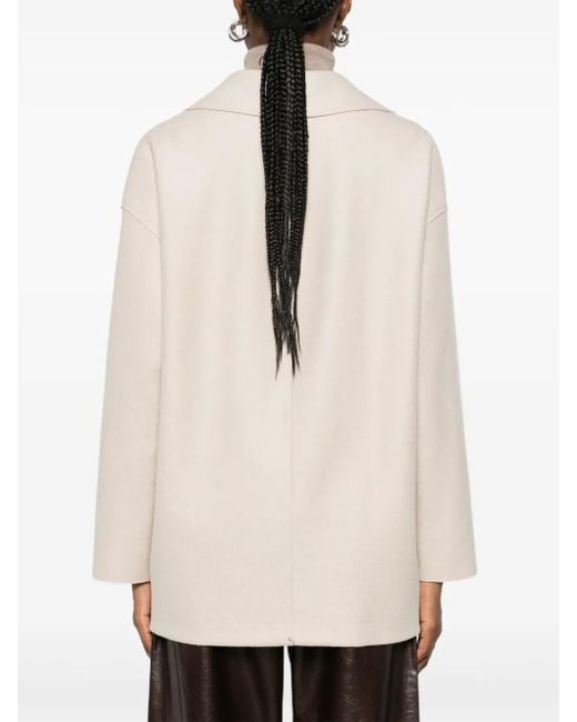 Cappotto Doppiopetto di Harris Wharf London in White