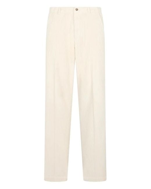 Boglioli White Trousers for men