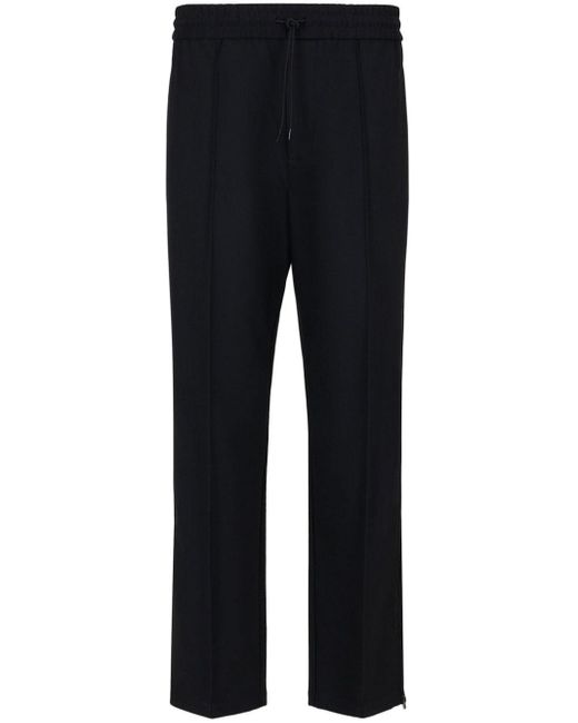 Pantalon de jogging à coupe ample Emporio Armani pour homme en coloris Black