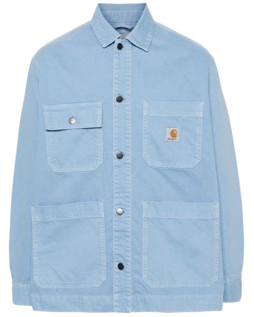 Carhartt Blue Garrison Denim Jacket for men