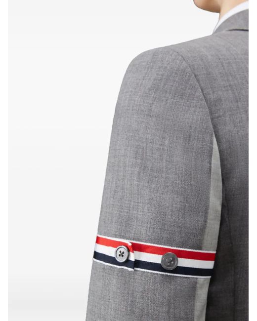 Blazer Fun-Mix Con Paneles Thom Browne de color Gray