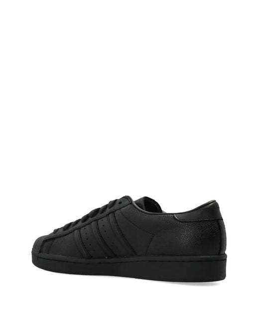 Adidas Black Superstar Vintage Sneakers