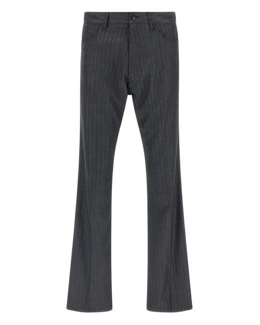 Balenciaga Blue Wool Tailored Pants for men