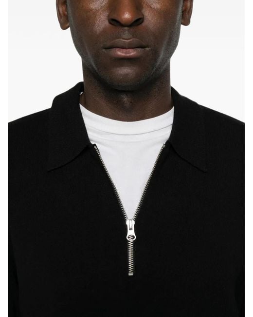 Pull À Col Zippé Samsøe & Samsøe pour homme en coloris Black