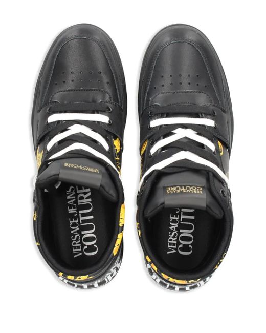 Versace Jeans Couture Black Starlight Logo Sneakers for men