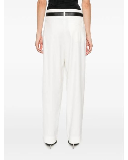 DARKPARK White Ronda Trousers