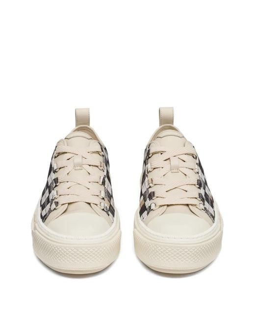 Amiri White Checkered Sneakers for men