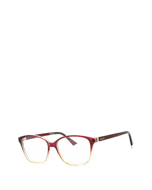 Polaroid Purple Rectangle-Frame Glasses
