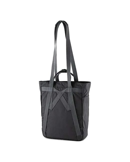 Fjallraven Black Kånken Logo-Patch Backpack