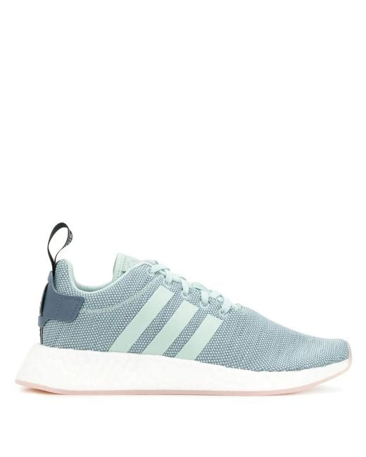 Adidas Green Nmd_R2 Low-Top Sneakers