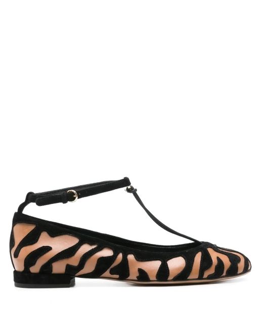 Ulla Johnson Brown Poline Ballerina Shoes