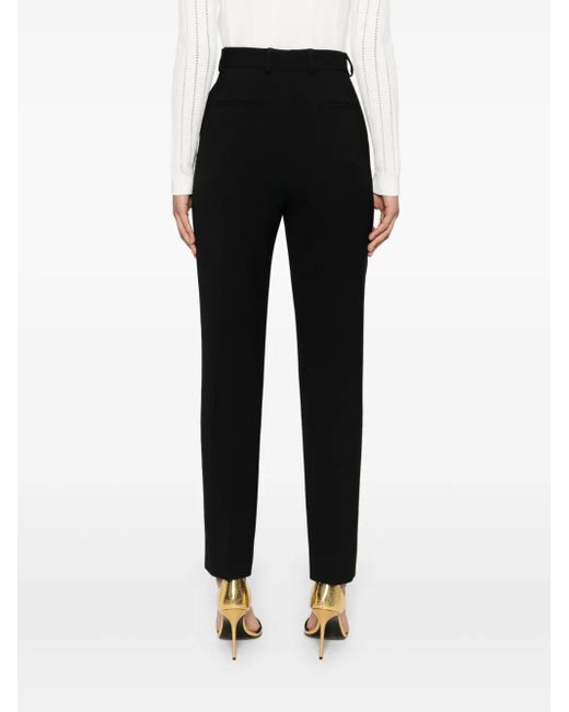 Dolce & Gabbana Black Tailored Wool Trousers