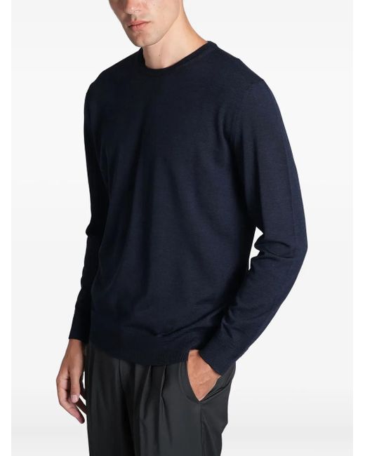 Barena Blue Round-Neck Sweater for men