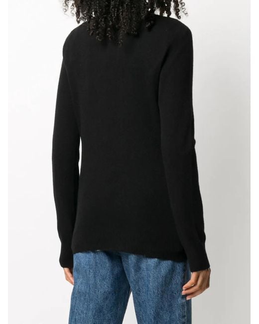 Philipp Plein Black Embellished Skull Jumper