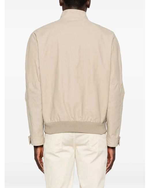 Fay Natural Zip.Up Bomber Jacket for men