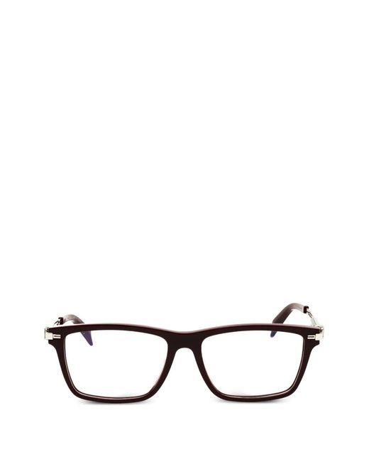 Chopard Brille Mit Eckigem Gestell in Black für Herren