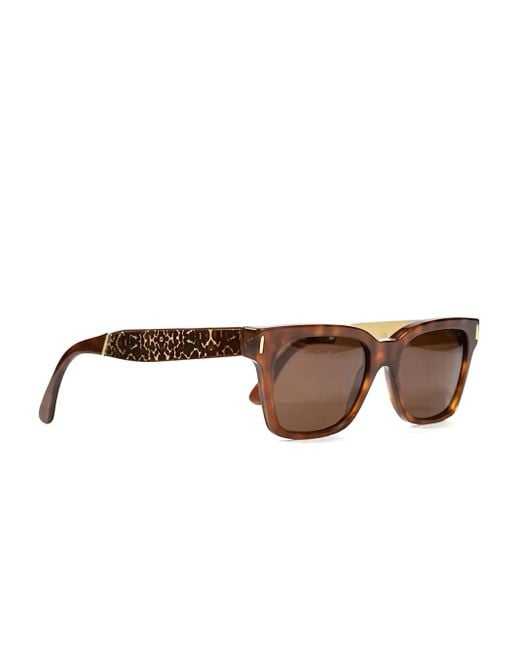 Retrosuperfuture Brown Francis Square-Frame Sunglasses for men