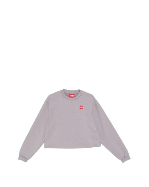 The North Face Purple Logo Sweatshirt