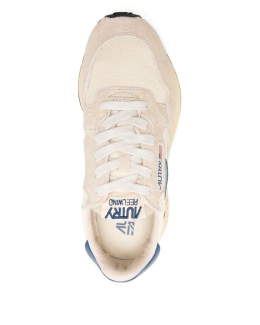 Autry White Reelwind Low-Top Sneakers