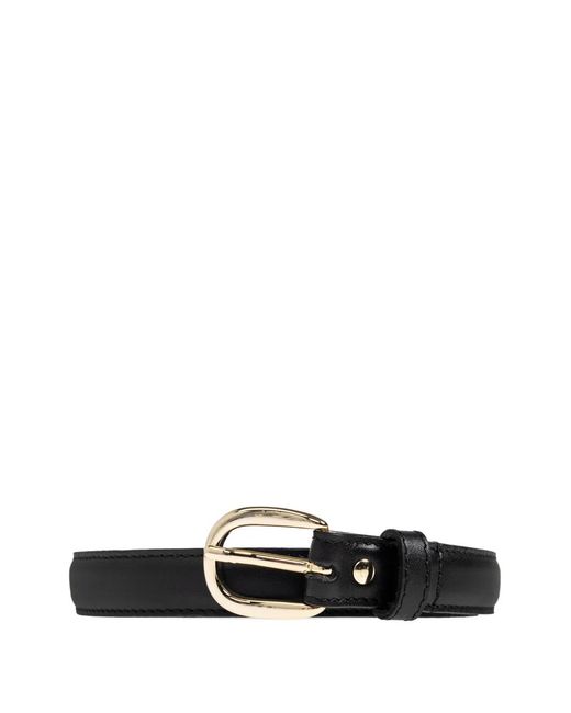 A.P.C. White Buckle-Fastening Leather Belt
