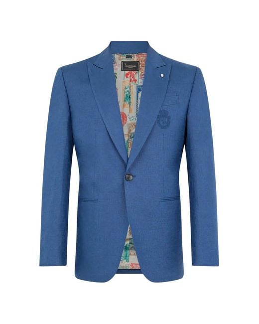 Billionaire Blue Blazer Miami Vice for men