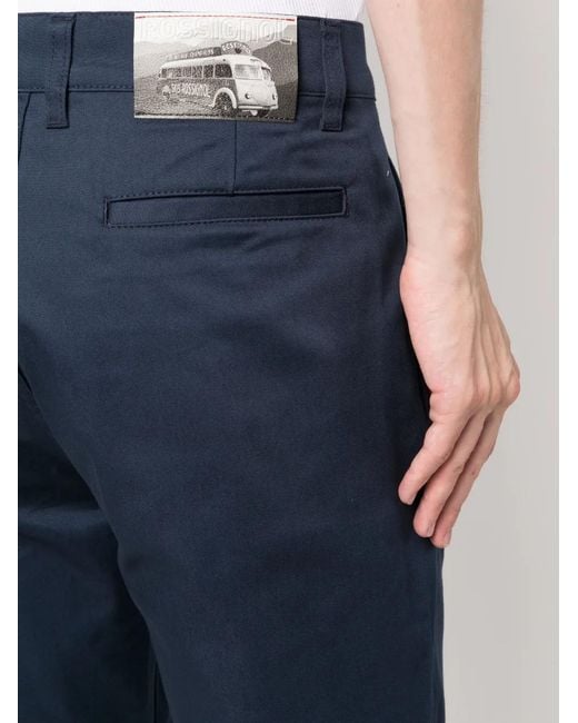 Rossignol Blue Organic-Cotton Chino Trousers for men