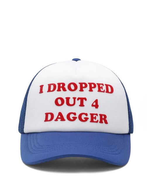 DAGGER Red Drop Out Mesh-Panel Cap for men