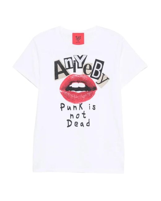 Aniye By プリント Tシャツ White