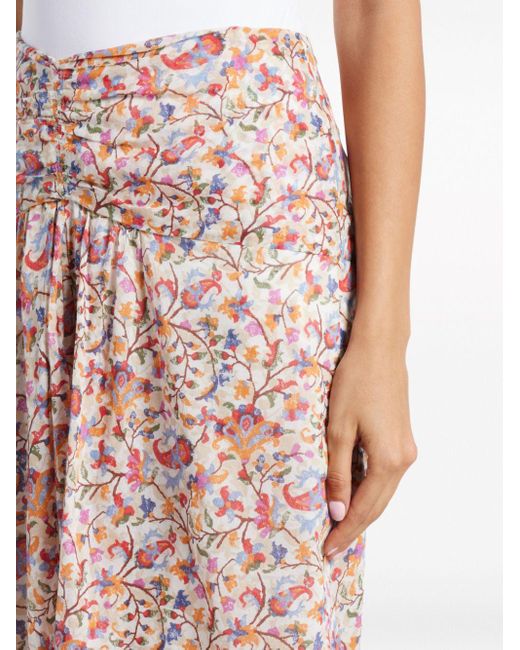 Isabel Marant Pink Gibsi Organic-cotton Skirt