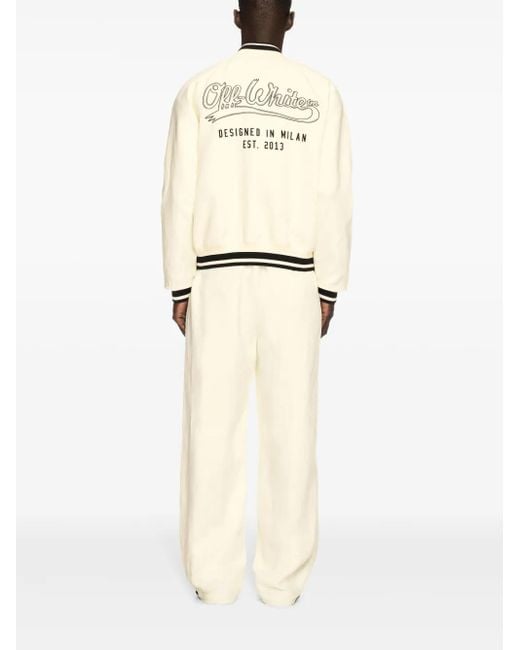Off-White c/o Virgil Abloh Souvenir Jacket in Natural for Men