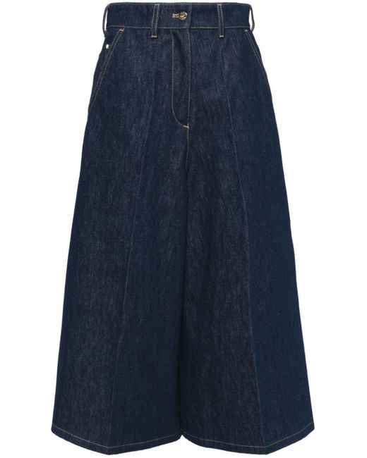 Patou Blue Wide-Leg Jeans