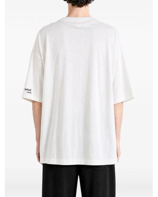 Monokemade White Graphic-Print T-Shirt