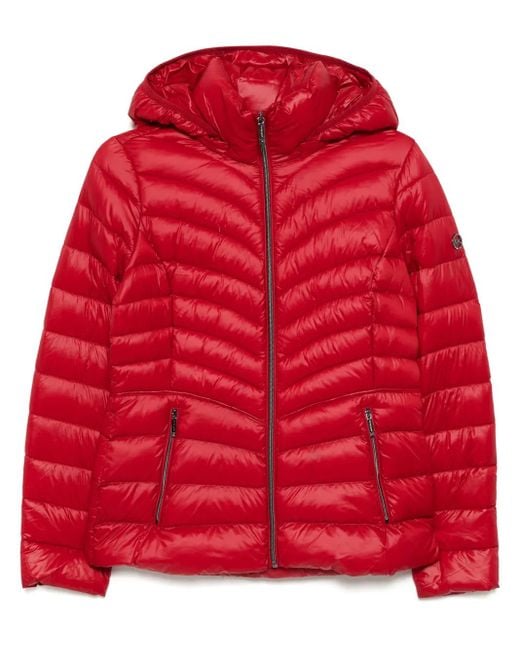 MICHAEL Michael Kors シェブロン パッカブル ジャケット Red