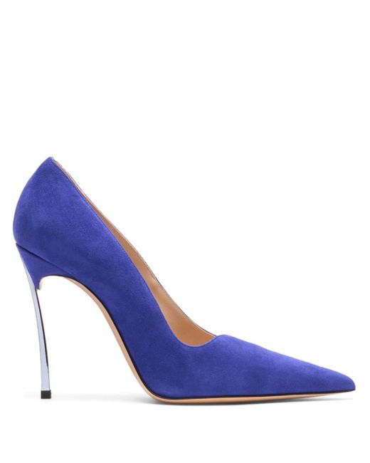 Casadei Blue 100Mm Superblade Pumps